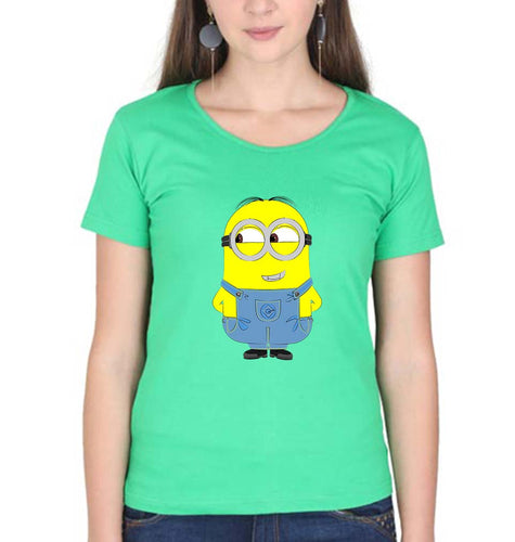 Minion T-Shirt for Women-Flag Green-Ektarfa.online