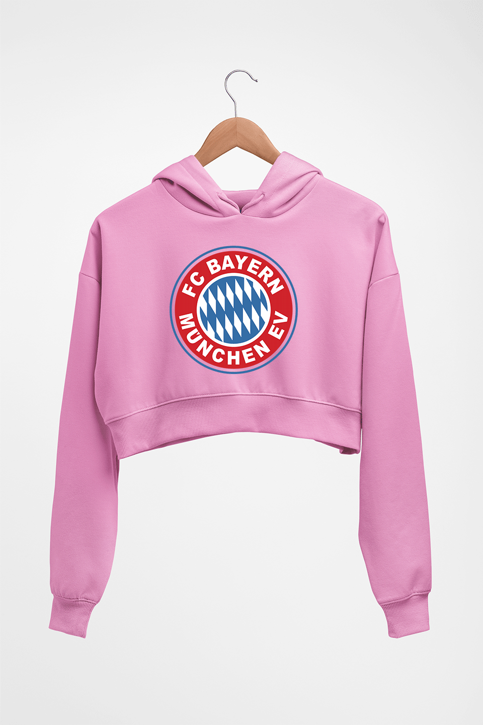 Bayern Munich HOODIE FOR WOMEN-Light Baby Pink-Ektarfa.online