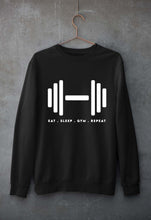 Load image into Gallery viewer, Gym Unisex Sweatshirt for Men/Women-Black-Ektarfa.online
