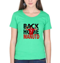 Load image into Gallery viewer, Cristiano Ronaldo CR7 T-Shirt for Women-Flag Green-Ektarfa.online
