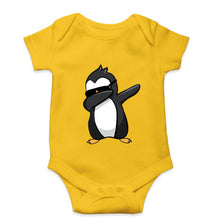 Load image into Gallery viewer, Dab Penguin Kids Romper For Baby Boy/Girl-0-5 Months(18 Inches)-Yellow-Ektarfa.online
