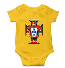 Load image into Gallery viewer, Portugal Football Kids Romper For Baby Boy/Girl-0-5 Months(18 Inches)-Yellow-Ektarfa.online
