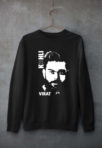 Virat Kohli Unisex Sweatshirt for Men/Women-Black-Ektarfa.online