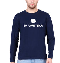 Load image into Gallery viewer, IIM Amritsar Full Sleeves T-Shirt for Men-Navy Blue-Ektarfa.online
