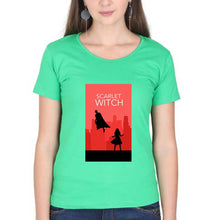 Load image into Gallery viewer, Scarlet Witch Wanda T-Shirt for Women-Flag Green-Ektarfa.online
