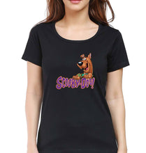 Load image into Gallery viewer, Scooby Doo T-Shirt for Women-Black-Ektarfa.online
