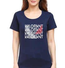 Load image into Gallery viewer, Valorant T-Shirt for Women-Navy Blue-Ektarfa.online
