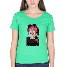 Load image into Gallery viewer, Sukuna Anime T-Shirt for Women-Flag Green-Ektarfa.online

