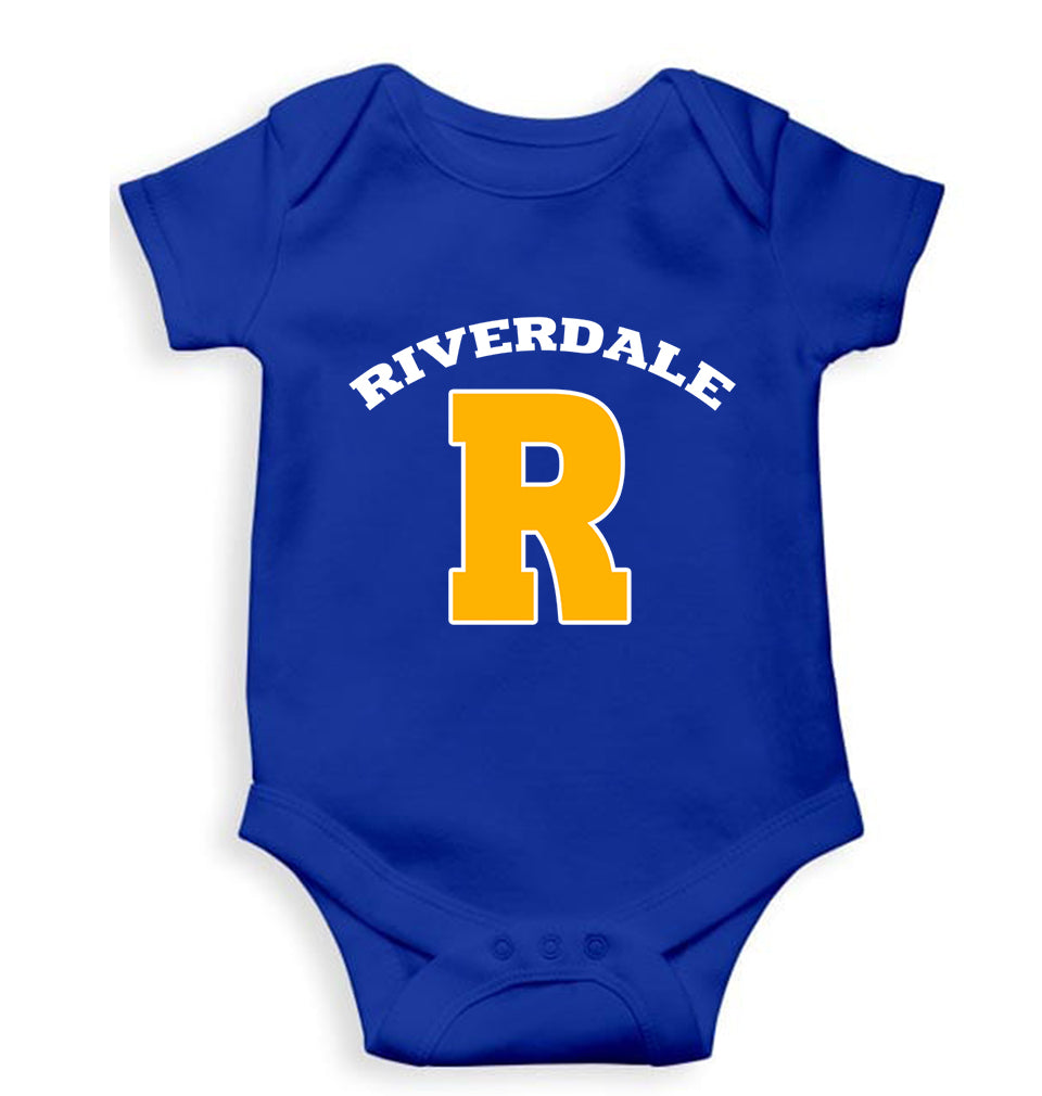 Riverdale Kids Romper For Baby Boy/Girl-Royal Blue-Ektarfa.online