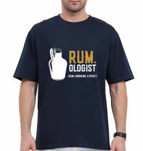 Load image into Gallery viewer, Rum Oversized T-Shirt for Men-Navy Blue-Ektarfa.online
