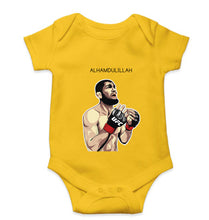 Load image into Gallery viewer, Khabib Nurmagomedov Kids Romper For Baby Boy/Girl-Yellow-Ektarfa.online
