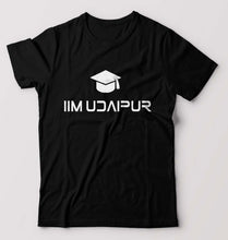 Load image into Gallery viewer, IIM Udaipur T-Shirt for Men-Black-Ektarfa.online
