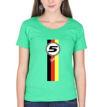 Load image into Gallery viewer, Sebastian Vettel F1 T-Shirt for Women-Flag Green-Ektarfa.online
