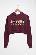 Load image into Gallery viewer, Friends Crop HOODIE FOR WOMEN-Maroon-Ektarfa.online
