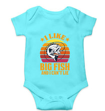 Load image into Gallery viewer, Fishing Kids Romper For Baby Boy/Girl-0-5 Months(18 Inches)-Skyblue-Ektarfa.online
