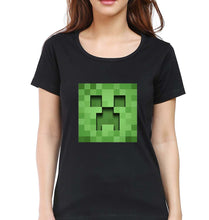Load image into Gallery viewer, Minecraft T-Shirt for Women-Black-Ektarfa.online
