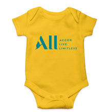 Load image into Gallery viewer, ACCOR LIVE LIMITLESS (ALL) Kids Romper Kids Romper For Baby Boy/Girl-0-5 Months(18 Inches)-Yellow-Ektarfa.online
