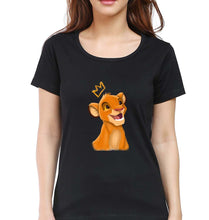 Load image into Gallery viewer, Lion King Simba T-Shirt for Women-Black-Ektarfa.online
