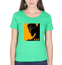 Load image into Gallery viewer, KGF T-Shirt for Women-Flag Green-Ektarfa.online
