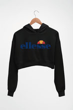 Load image into Gallery viewer, Ellesse Crop HOODIE FOR WOMEN-Black-Ektarfa.online
