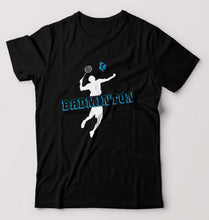 Load image into Gallery viewer, Badminton T-Shirt for Men-Black-Ektarfa.online
