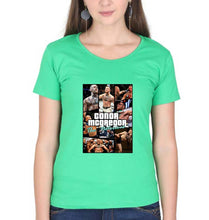 Load image into Gallery viewer, Conor McGregor UFC T-Shirt for Women-Flag Green-Ektarfa.online
