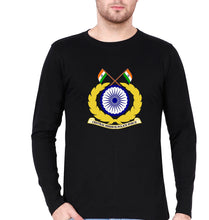Load image into Gallery viewer, CRPF Full Sleeves T-Shirt for Men-Black-Ektarfa.online
