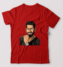 Load image into Gallery viewer, Hardik Pandya T-Shirt for Men-Red-Ektarfa.online

