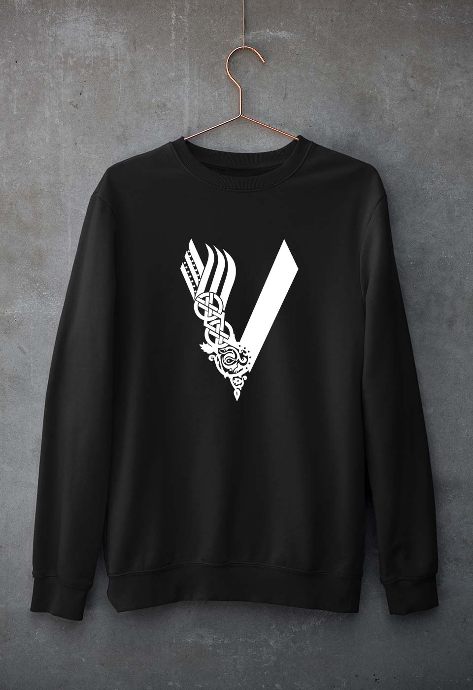 Vikings Unisex Sweatshirt for Men/Women-Black-Ektarfa.online