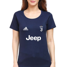 Load image into Gallery viewer, Juventus F.C. 2021-22 T-Shirt for Women-Navy Blue-Ektarfa.online
