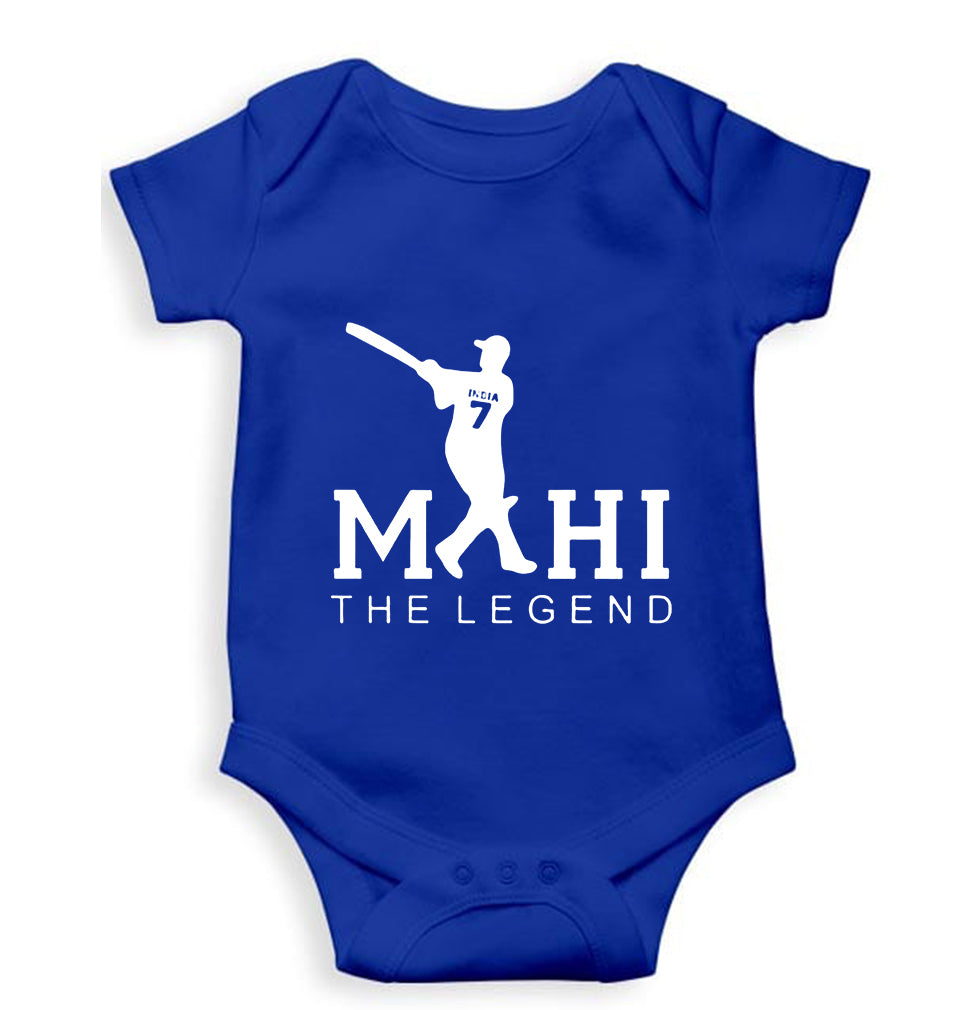 MS Dhoni (MSD) Kids Romper For Baby Boy/Girl-Royal Blue-Ektarfa.online