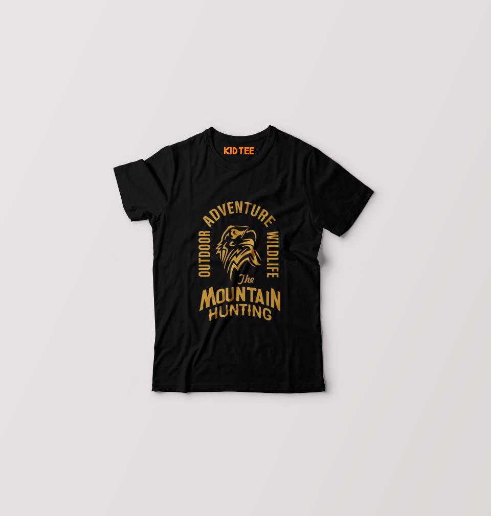 Eagle T-Shirt for Boy/Girl-Black-Ektarfa.online