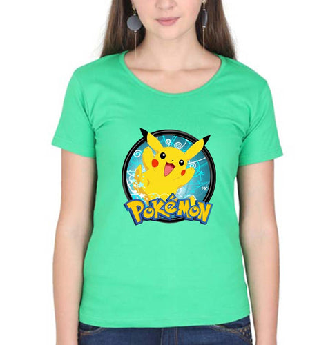 Pokémon T-Shirt for Women-Flag Green-Ektarfa.online