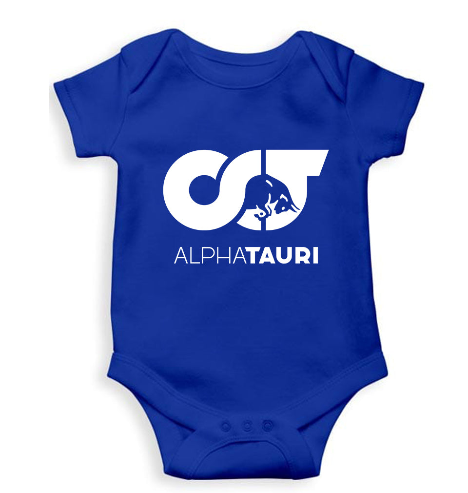 Scuderia AlphaTauri Kids Romper For Baby Boy/Girl-0-5 Months(18 Inches)-Royal Blue-Ektarfa.online