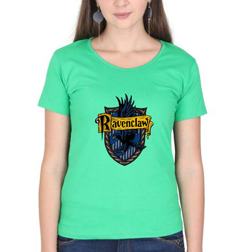 Ravenclaw Harry Potter T-Shirt for Women-Flag Green-Ektarfa.online