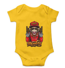 Load image into Gallery viewer, Hip Hop Monkey Kids Romper For Baby Boy/Girl-0-5 Months(18 Inches)-Yellow-Ektarfa.online
