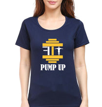Load image into Gallery viewer, Fit Gym T-Shirt for Women-Navy Blue-Ektarfa.online
