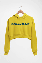 Load image into Gallery viewer, SKECHERS Crop HOODIE FOR WOMEN-Mustard Yellow-Ektarfa.online
