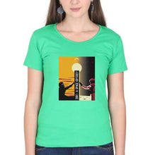 Load image into Gallery viewer, 2001 A Space Odyssey T-Shirt for Women-Flag Green-Ektarfa.online
