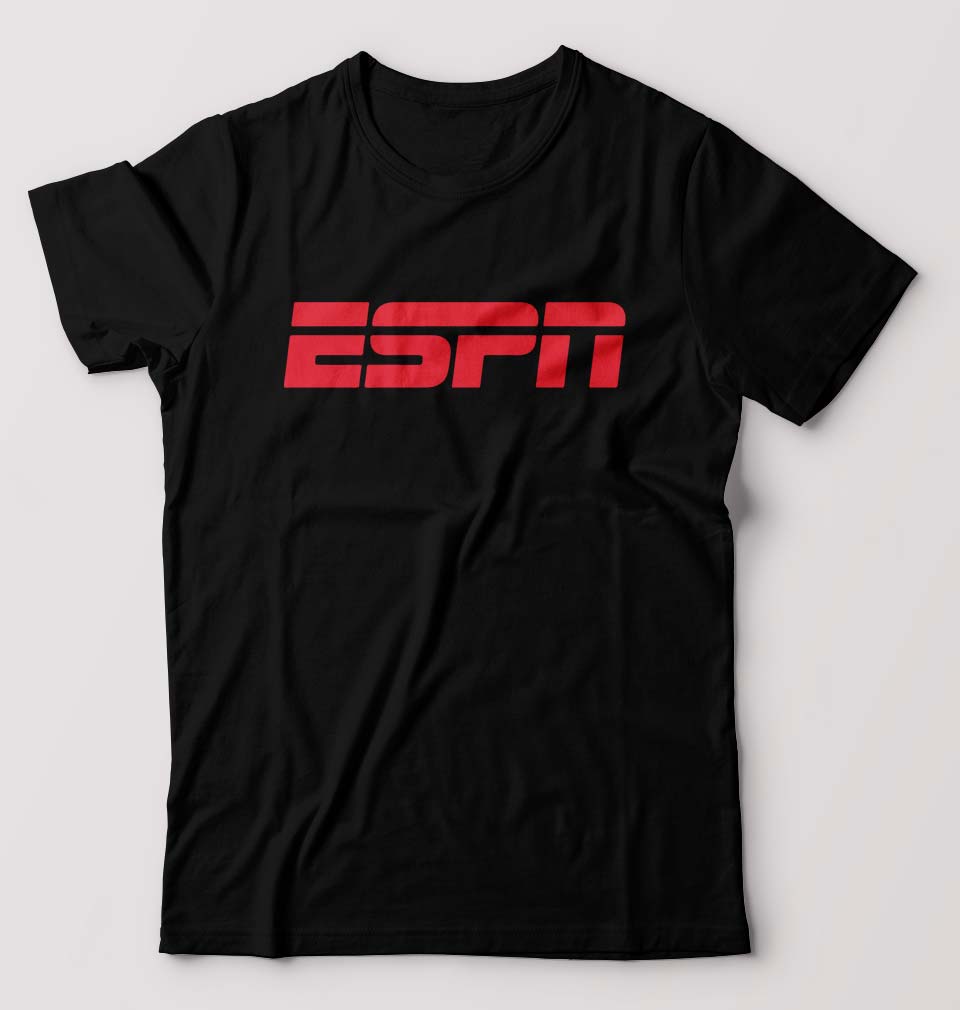 ESPN T-Shirt for Men-Black-Ektarfa.online