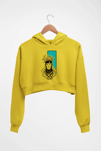 Load image into Gallery viewer, Gambit-x-men Crop HOODIE FOR WOMEN-Mustard Yellow-Ektarfa.online
