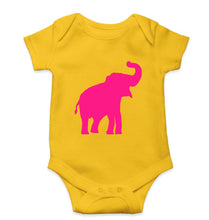 Load image into Gallery viewer, Pink Elephant Kids Romper For Baby Boy/Girl-Yellow-Ektarfa.online
