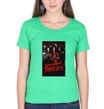 Load image into Gallery viewer, Thriller T-Shirt for Women-Flag Green-Ektarfa.online
