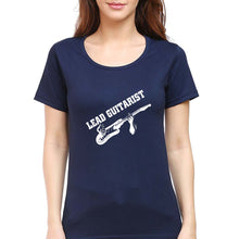 Load image into Gallery viewer, Guitarist T-Shirt for Women-Navy Blue-Ektarfa.online
