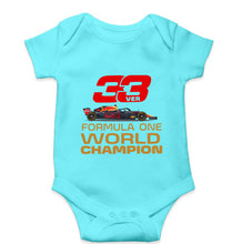 Load image into Gallery viewer, Max Verstappen F1 World Championship Kids Romper For Baby Boy/Girl-0-5 Months(18 Inches)-Sky Blue-Ektarfa.online
