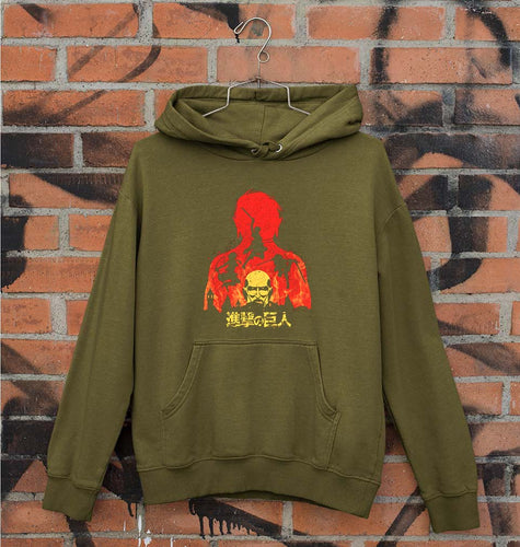 Attack on Titan Unisex Hoodie for Men/Women-Olive Green-Ektarfa.online