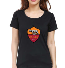 Load image into Gallery viewer, A.S. Roma T-Shirt for Women-Black-Ektarfa.online
