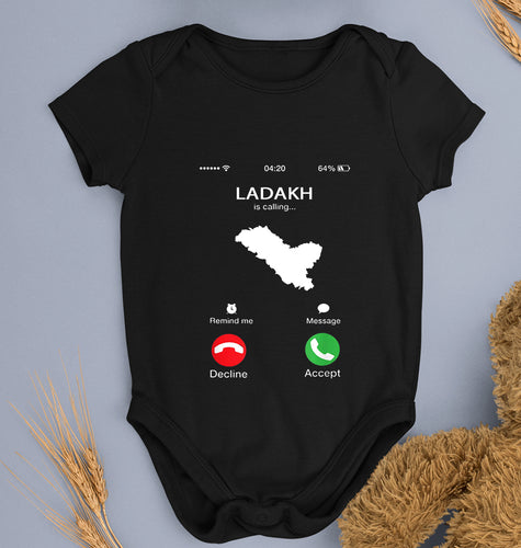 Ladakh Calling Kids Romper For Baby Boy/Girl-0-5 Months(18 Inches)-Black-Ektarfa.online