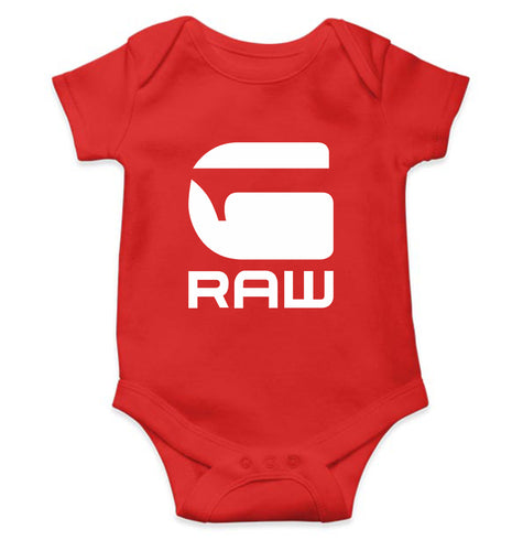 G Raw Kids Romper For Baby Boy/Girl-0-5 Months(18 Inches)-RED-Ektarfa.online