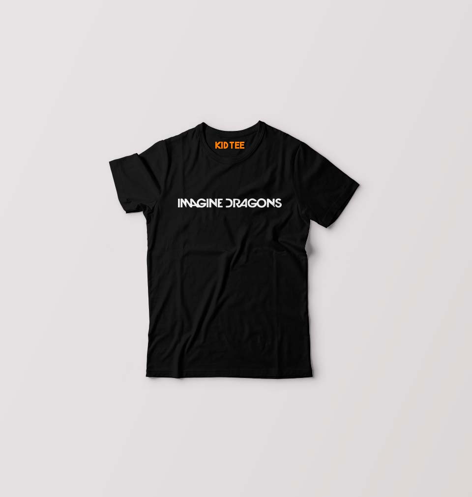 Imagine Dragons Kids T-Shirt for Boy/Girl-Black-Ektarfa.online